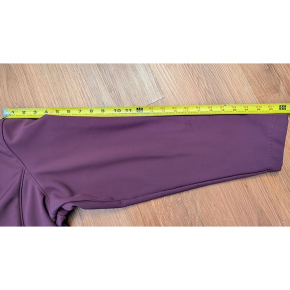 Columbia Herald Square Softshell Jacket Full Zip Plus Size 1X Burgundy EUC - Picture 8 of 8